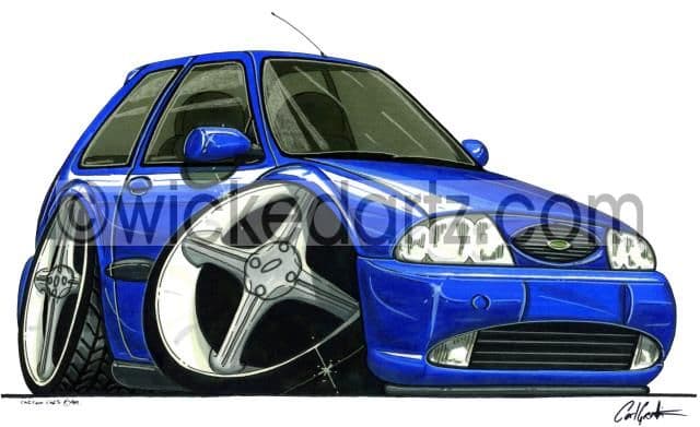 Ford Fiesta MK4 Blue  (Items from £9.50)