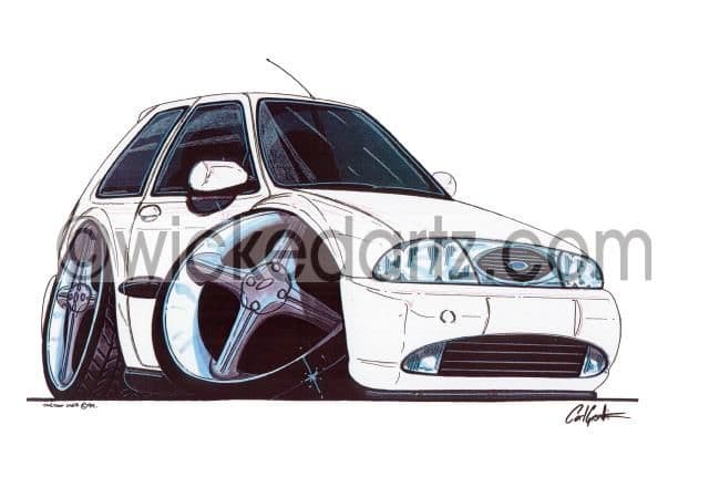 Ford Fiesta MK4 White  (Items from £9.50)
