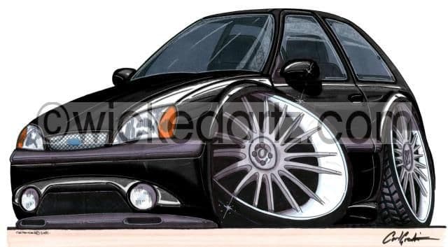 Ford Fiesta MK5 Zetec S Black  (Items from £9.50)