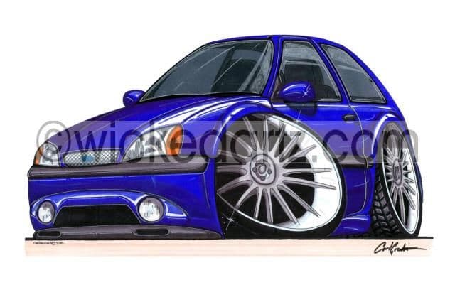 Ford Fiesta MK5 Zetec S Blue  (Items from £9.50)