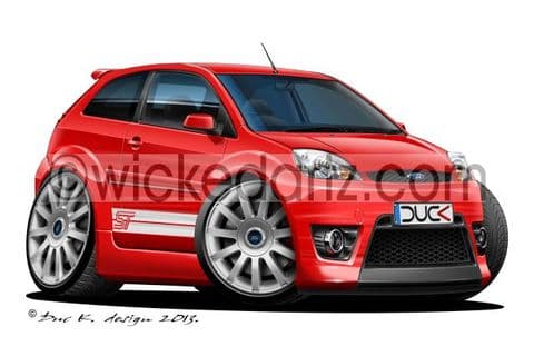 Ford Fiesta MK6 ST Red DK (Items from £9.50)