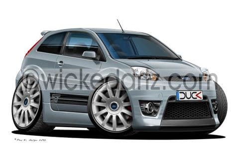 Ford Fiesta MK6 ST Silver DK (Items from £9.50)