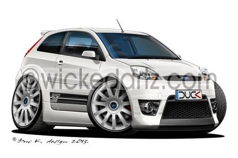 Ford Fiesta MK6 ST White/bk DK (Items from £9.50)
