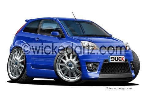 Ford Fiesta MK6 Zetec S Blue DK (Items from £9.50)