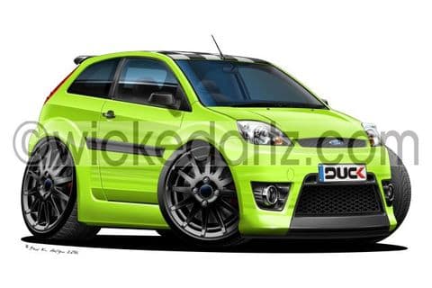 Ford Fiesta MK6 Zetec S Celebration Edition Green (BK Alloys) DK (Items from £9.50)