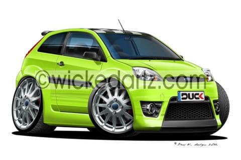Ford Fiesta MK6 Zetec S Celebration Edition Green DK (Items from £9.50)