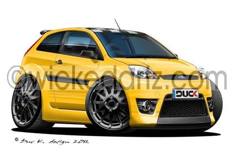 Ford Fiesta MK6 Zetec S Celebration Edition Yellow (BK Alloys) DK (Items from £9.50)