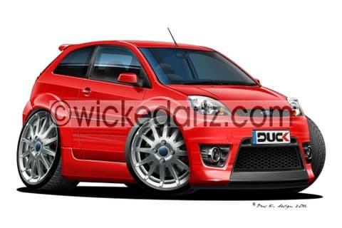 Ford Fiesta MK6 Zetec S Red DK (Items from £9.50)
