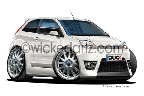 Ford Fiesta MK6 Zetec S White DK (Items from £9.50)