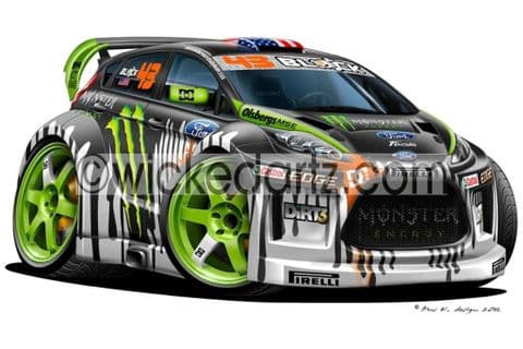 Ford Fiesta MK7 'Ken Block' Gymkhana Edition DK (Items from £9.50)
