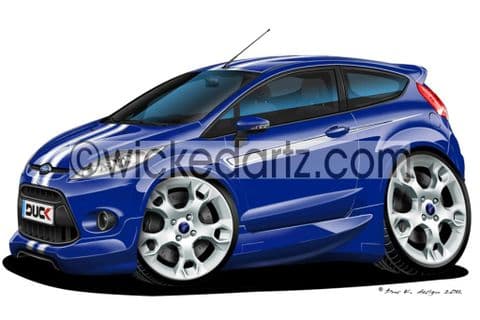 Ford Fiesta MK7 S1600 Blue DK (Items from £9.50)