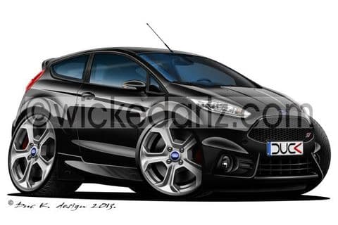 Ford Fiesta MK7 ST Black DK (Items from £9.50)