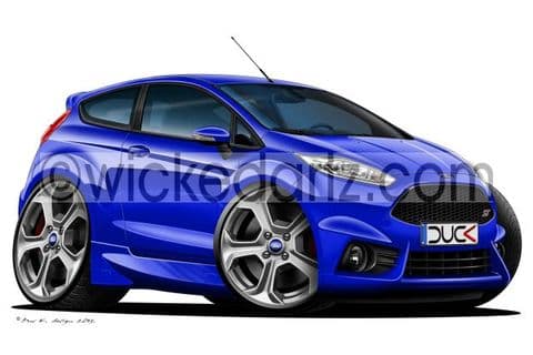Ford Fiesta MK7 ST Blue DK (Items from £9.50)