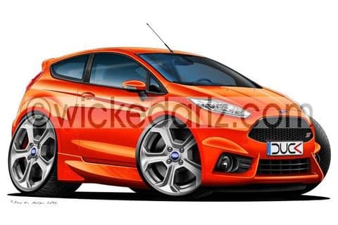 Ford Fiesta MK7 ST Orange DK (Items from £9.50)
