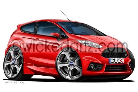Ford Fiesta MK7 ST Red DK (Items from £9.50)