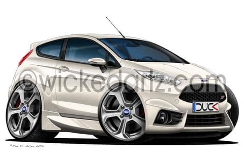 Ford Fiesta MK7 ST White DK (Items from £9.50)