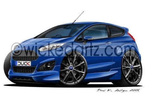 Ford Fiesta MK7 Zetec S 2014+ BK Alloys Blue DK (Items from £9.50)