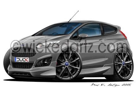 Ford Fiesta MK7 Zetec S 2014+ BK Alloys Grey DK (Items from £9.50)