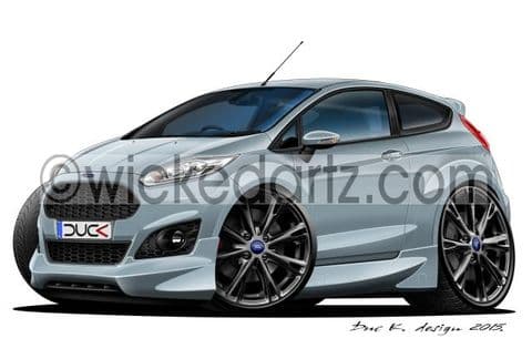 Ford Fiesta MK7 Zetec S 2014+ BK Alloys Silver DK (Items from £9.50)