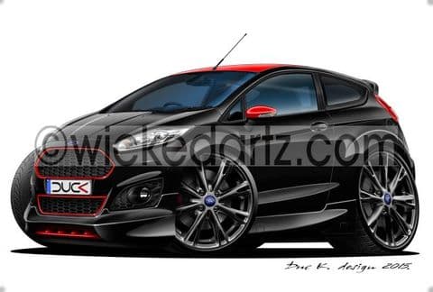 Ford Fiesta MK7 Zetec S 2014+ Black Edition DK (Items from £9.50)