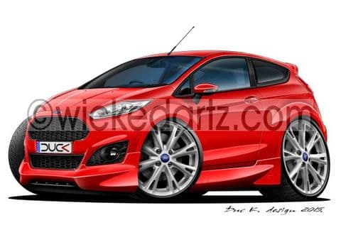 Ford Fiesta MK7 Zetec S 2014+ Red DK (Items from £9.50)
