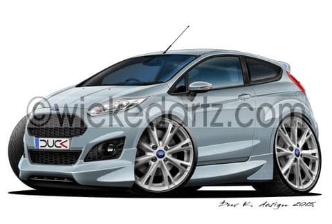 Ford Fiesta MK7 Zetec S 2014+ Silver DK (Items from £9.50)