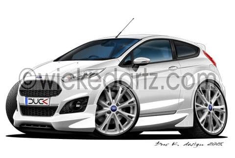 Ford Fiesta MK7 Zetec S 2014+ White DK (Items from £9.50)