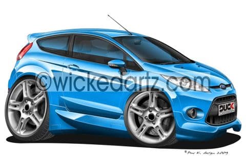 Ford Fiesta MK7 Zetec S Blue DK (Items from £9.50)