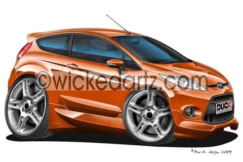 Ford Fiesta MK7 Zetec S Orange DK (Items from £9.50)