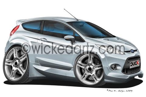 Ford Fiesta MK7 Zetec S Silver DK (Items from £9.50)