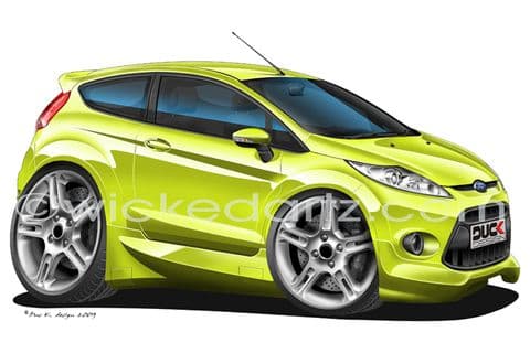 Ford Fiesta MK7 Zetec S Squeeze Green DK (Items from £9.50)