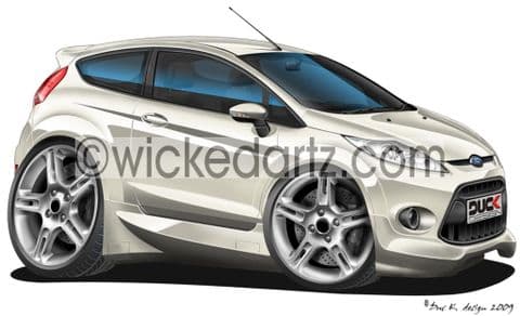 Ford Fiesta MK7 Zetec S White DK (Items from £9.50)