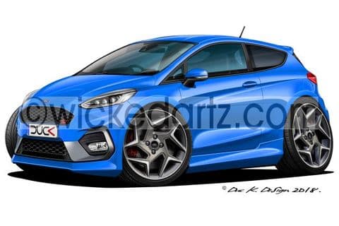 Ford Fiesta MK8 ST 2018+ Blue DK (Items from £9.50)