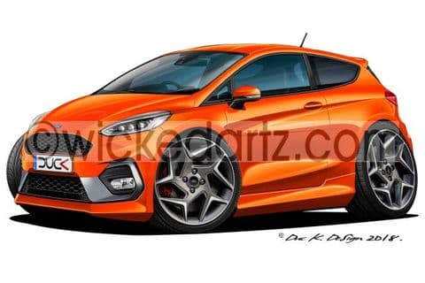 Ford Fiesta MK8 ST 2018+ Orange DK (Items from £9.50)