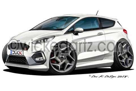 Ford Fiesta MK8 ST 2018+ White DK (Items from £9.50)