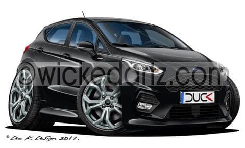 Ford Fiesta MK8 ST-Line 2017+ Black DK (Items from £9.50)