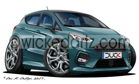 Ford Fiesta MK8 ST-Line 2017+ Blue Wave DK (Items from £9.50)