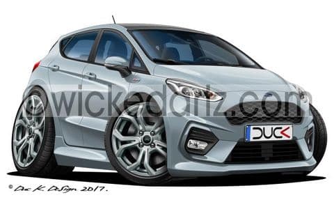 Ford Fiesta MK8 ST-Line 2017+ Silver DK (Items from £9.50)