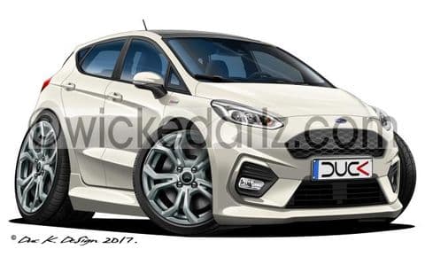 Ford Fiesta MK8 ST-Line 2017+ White DK (Items from £9.50)