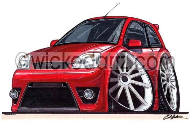Ford Fiesta ST MK6 Red  (Items from £9.50)