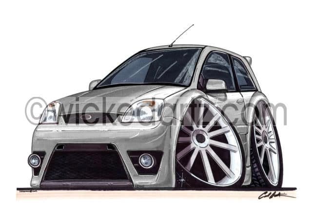 Ford Fiesta ST MK6 Silver  (Items from £9.50)