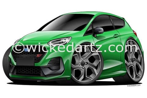 Ford Fiesta ST MK8.5 3 Door 2022+ Mean Green (Items from £9.50)