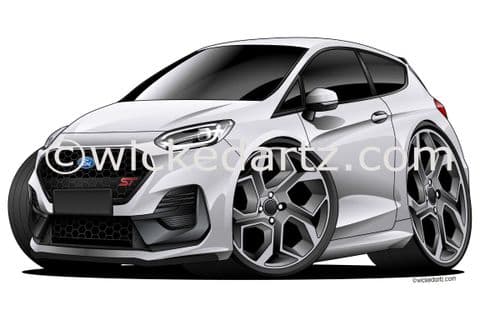 Ford Fiesta ST MK8.5 3 Door 2022+ White (Items from £9.50)