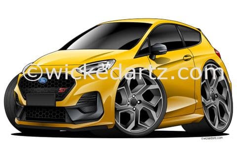 Ford Fiesta ST MK8.5 3 Door 2022+ Yellow (Items from £9.50)