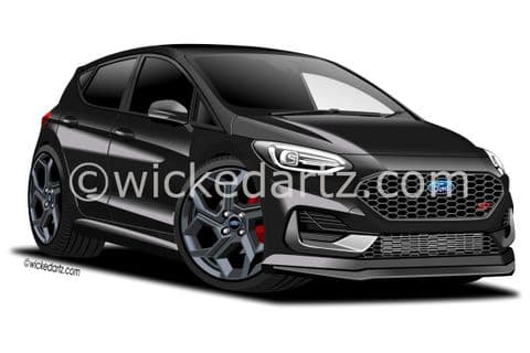 Ford Fiesta ST MK8.5 5 Door 2022+ Black (Items from £9.50)