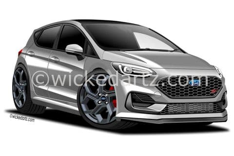 Ford Fiesta ST MK8.5 5 Door 2022+ Grey (Items from £9.50)
