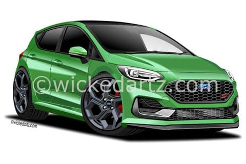 Ford Fiesta ST MK8.5 5 Door 2022+ Mean Green (Items from £9.50)