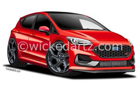 Ford Fiesta ST MK8.5 5 Door 2022+ Red (Items from £9.50)