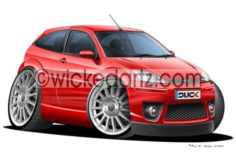 Ford Focus MK1 ST170 Red DK (Items from £9.50)