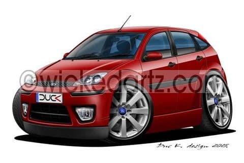 Ford Focus MK1 Zetec Dark Red DK (Items from £9.50)